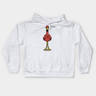 Flamingo nay-sayer - Nope Kids Hoodie